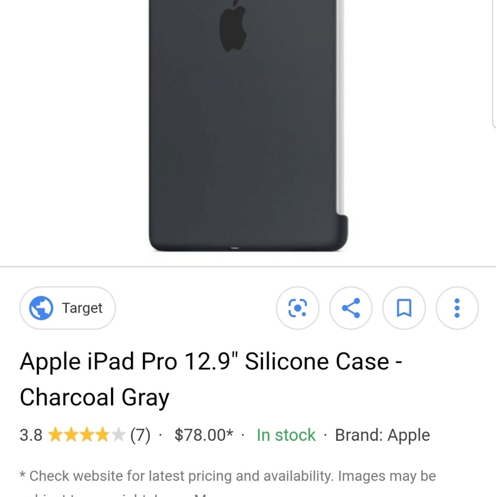 Apple iPad pro 12.9 inch silicone case